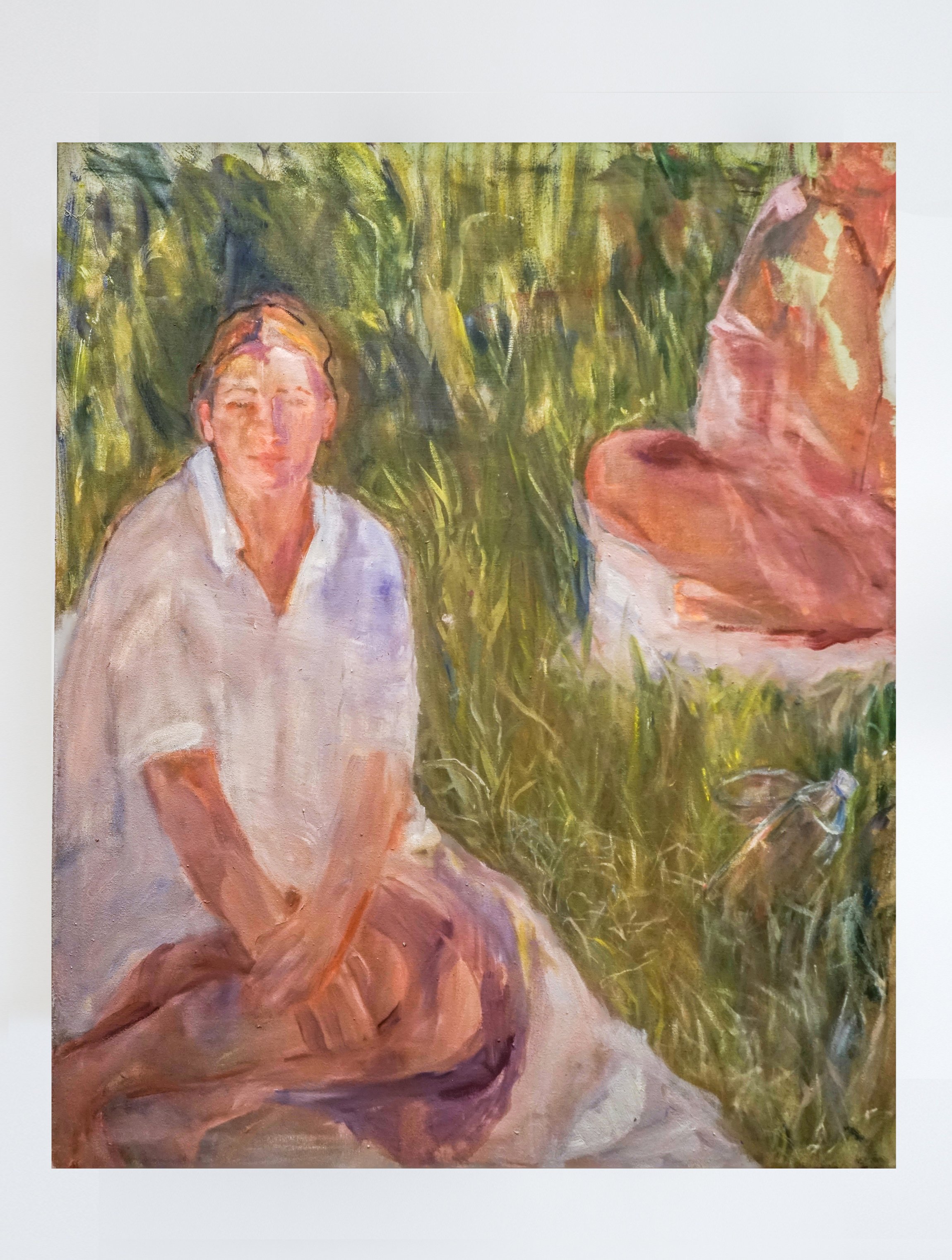 Greener Grasses, 2023 oil on canvas 46 x 38 inches