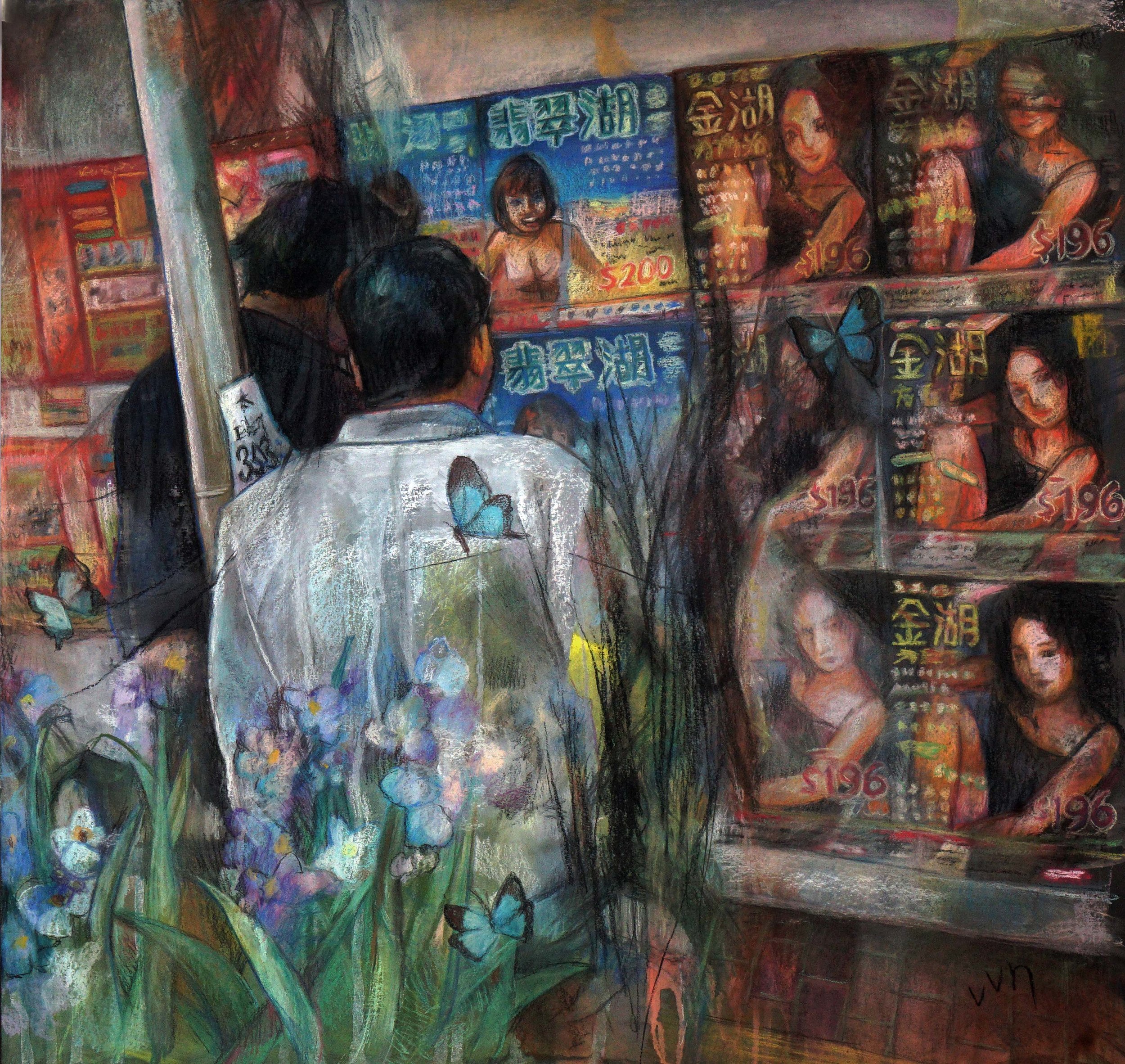 日後路上或沒有更美的邂逅 Pastel on Paper