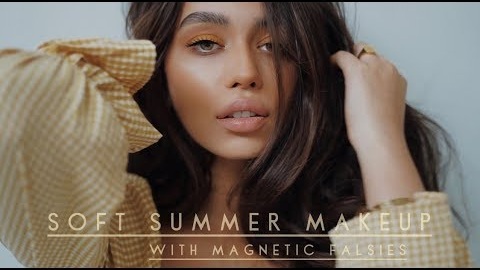 Soft Summer Makeup with Magnetic Falsies