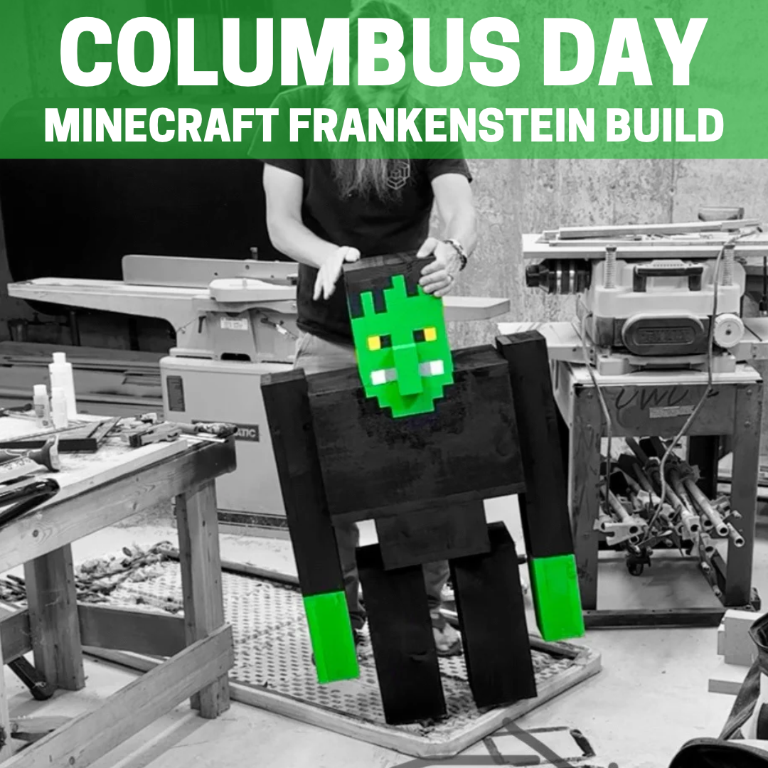MINECRAFT FRANKENSTEIN BUILD (WOODWORKING)