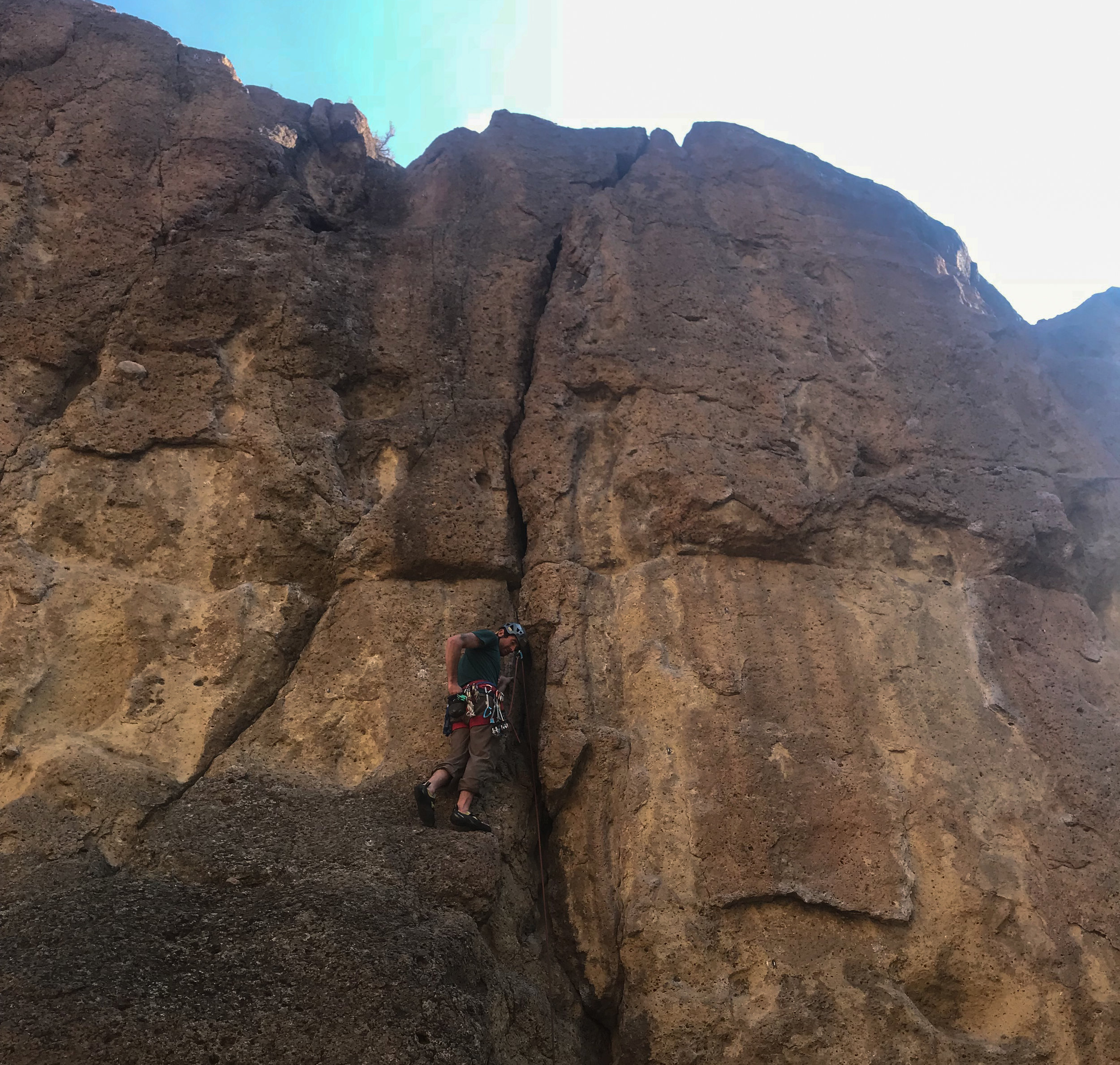 Gavin Getting ready to Lead Climb Rope De Dope Crack