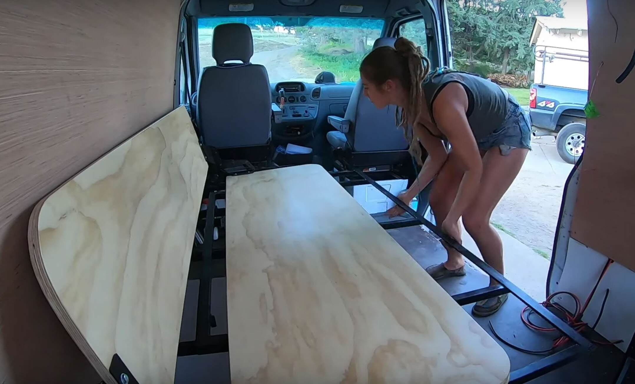Building a folding bed in a conversion van --11.jpg