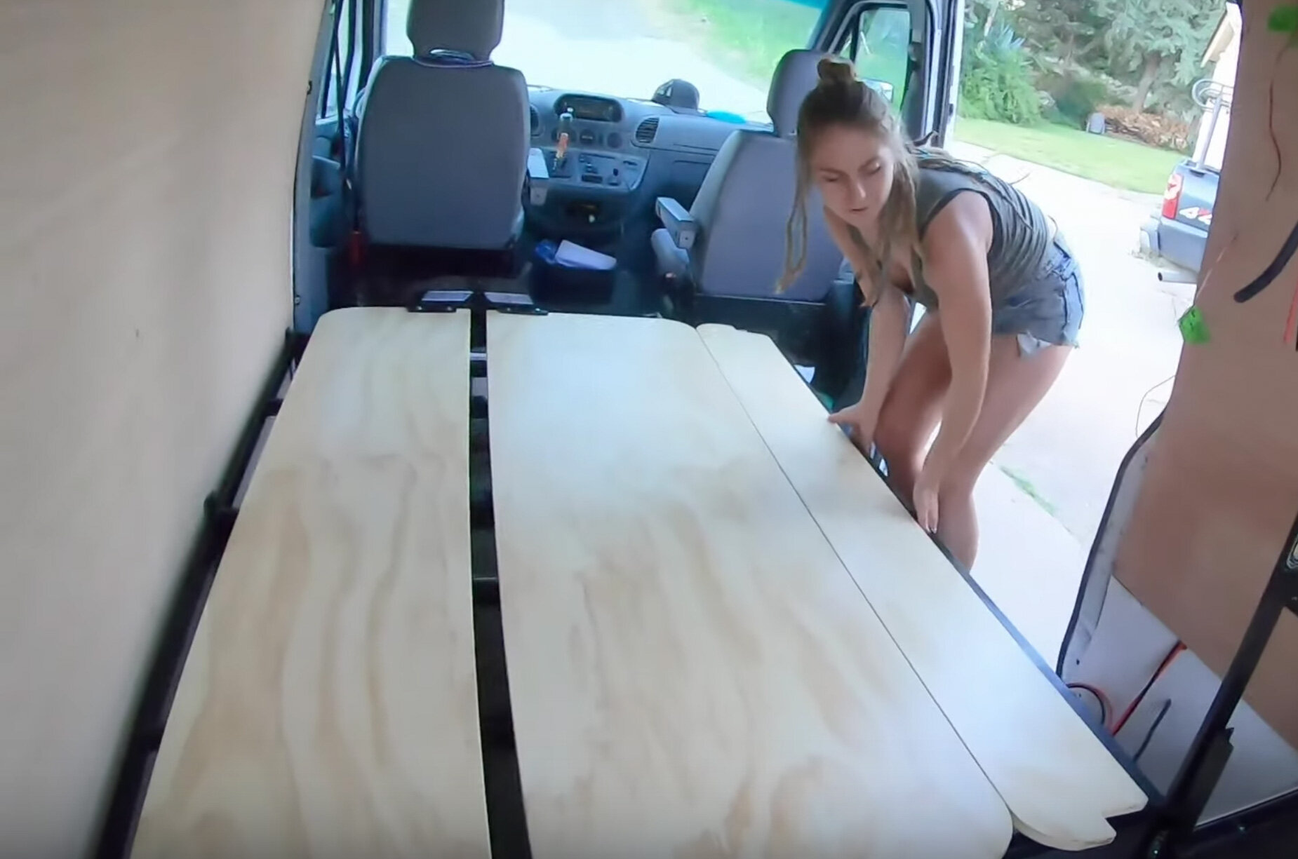Building a folding bed in a conversion van --9.jpg