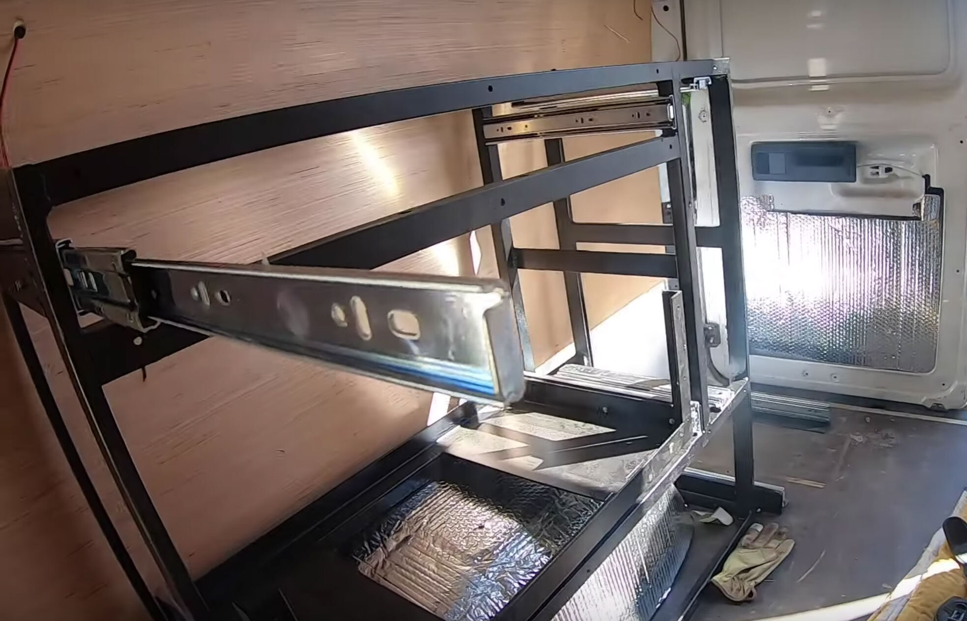 Building and framing cabinets in a van conversion sprinter van diy--27.jpg