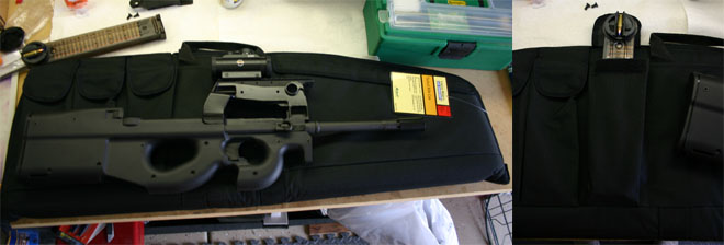 The gun fits fine..but the magazines are too long!
