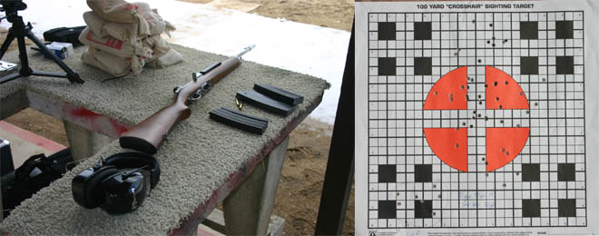 The Mini-14 gave minute-of-man accuracy at 50 yards with irons