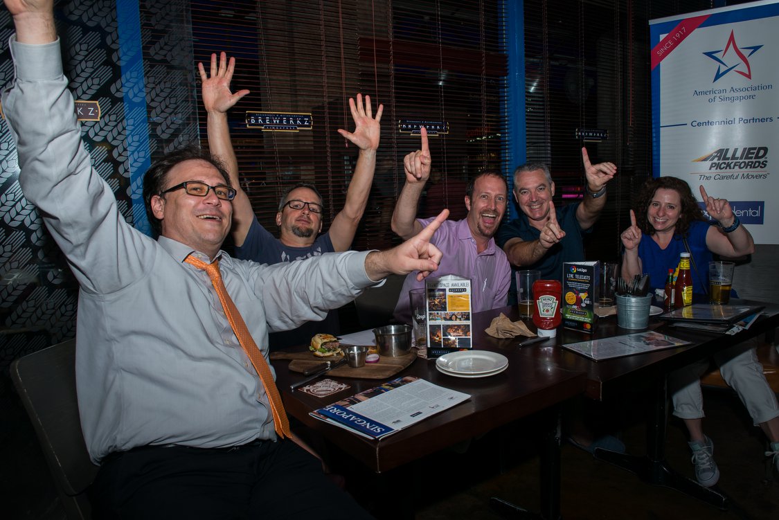 BREWERKZ RIVERSIDE POINT American Association of Singapore Quiz Night 2018