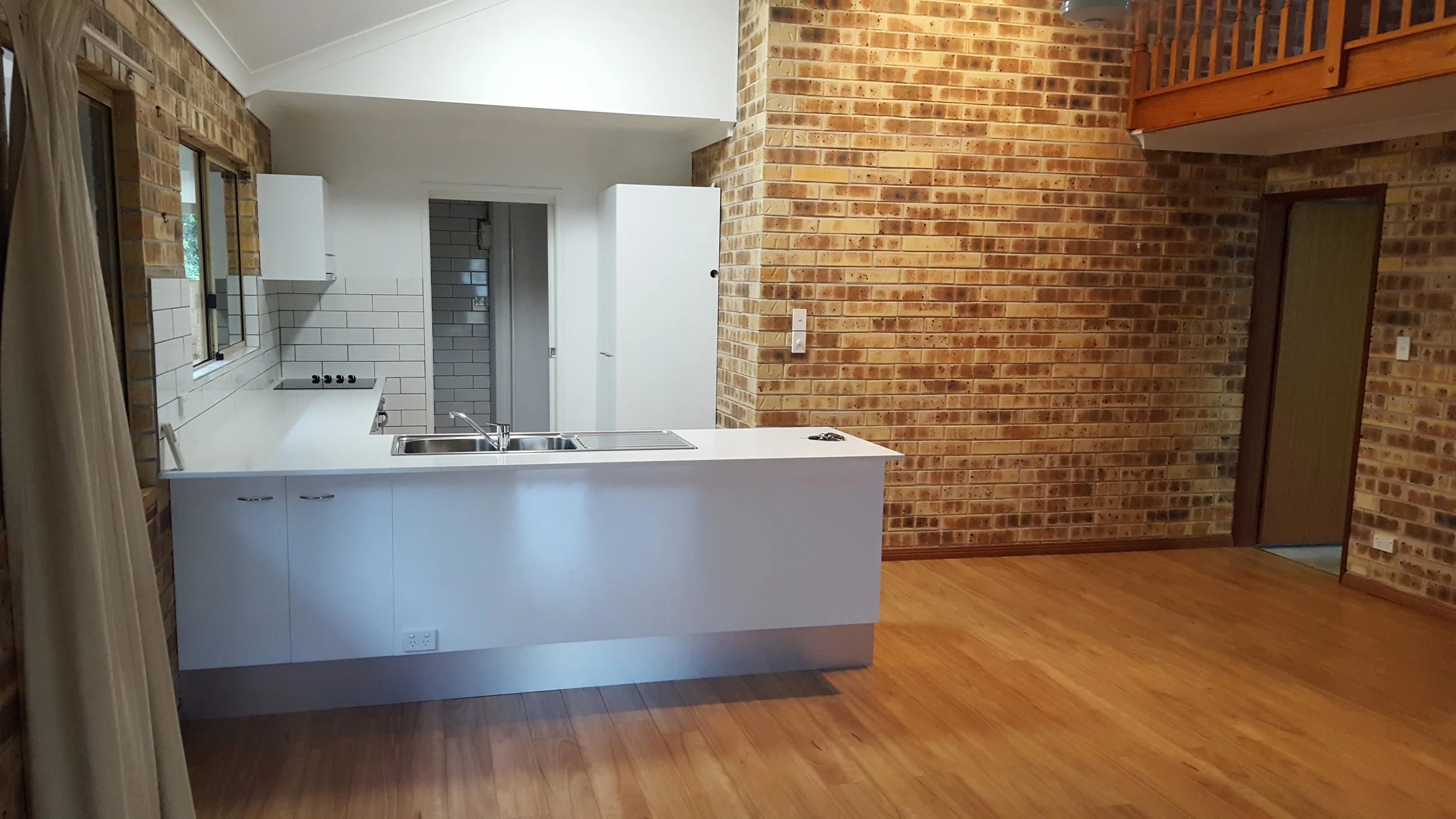 Timber Floor and Kitchen