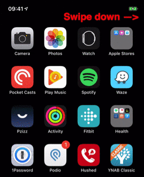 MP08 - iOS 12 iPhone X - Do Not Disturb via Control Centre.gif