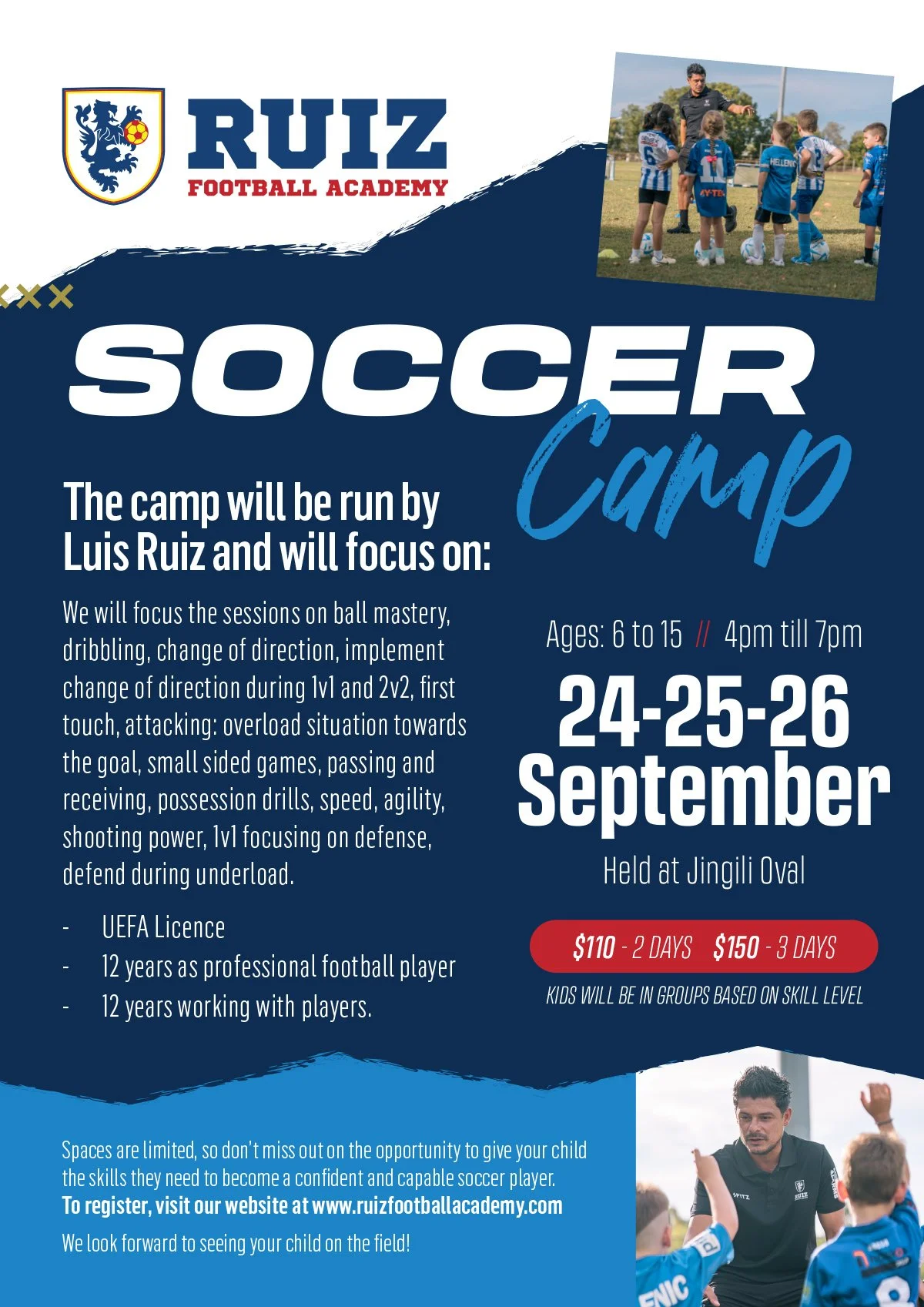 Soccer Camp in Darwin