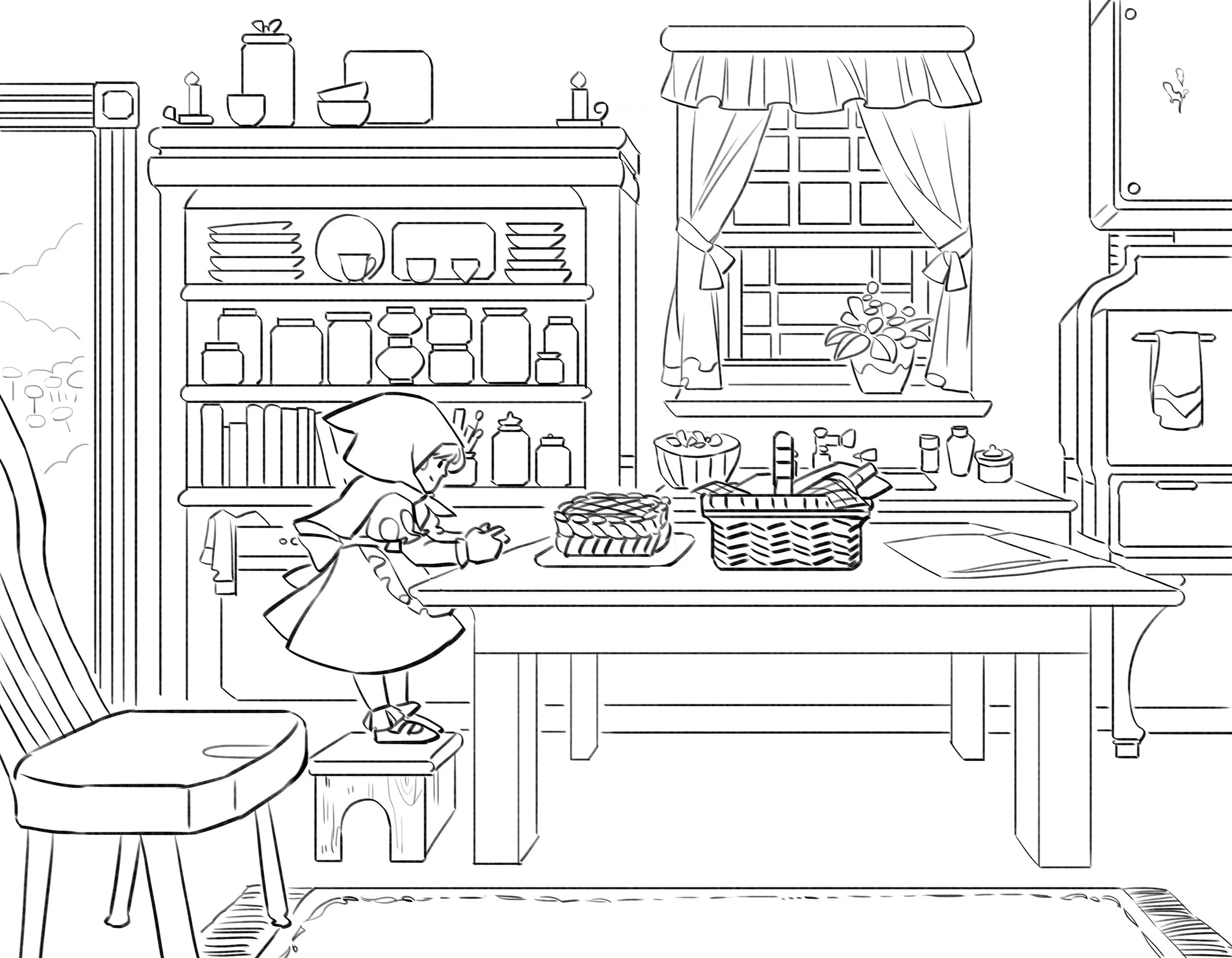  A fairy tale retelling project that finished for my sequential art class. 
