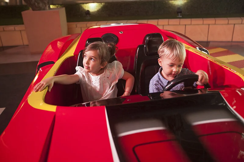 Not only for kids. Ferrari World Abu Dhabi