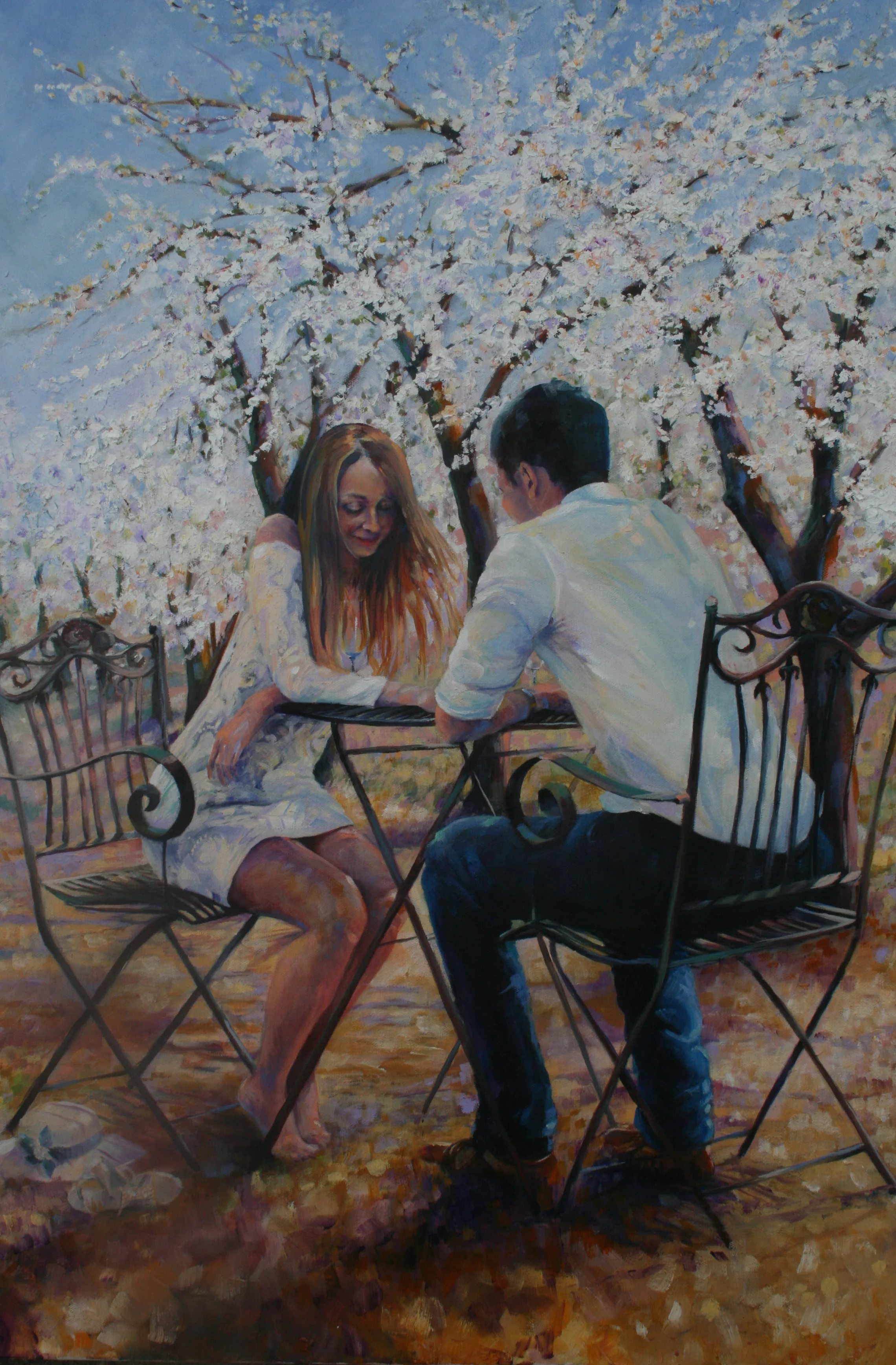 'Spring'. Oil on canvas. 75 x 51cm. Sold.