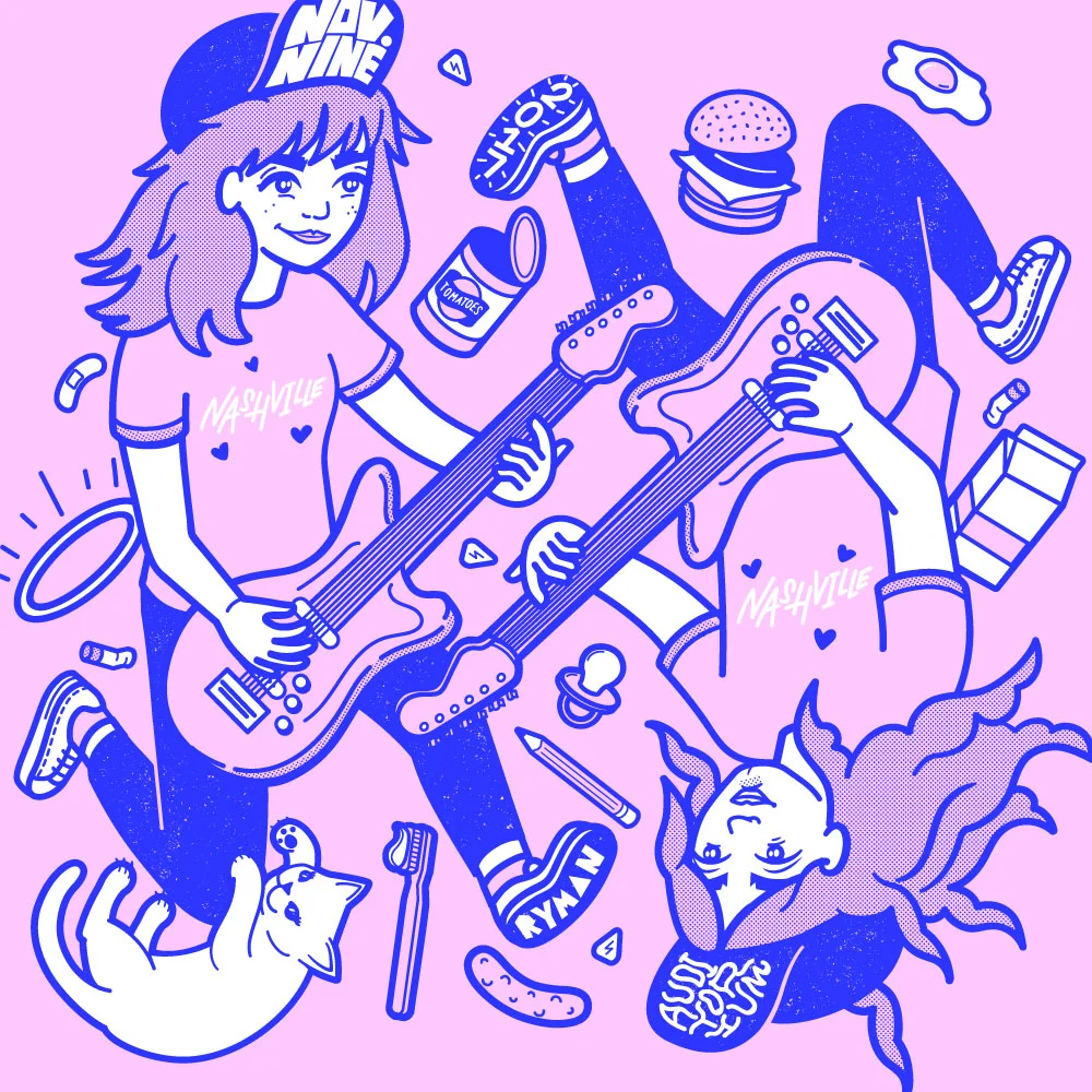 Courtney-Barnett-Kurt-Vile-Poster-Ellen-Porteus.jpg