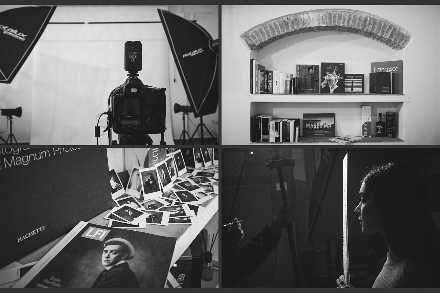 Portrait photographer Marco Arienti's own studio