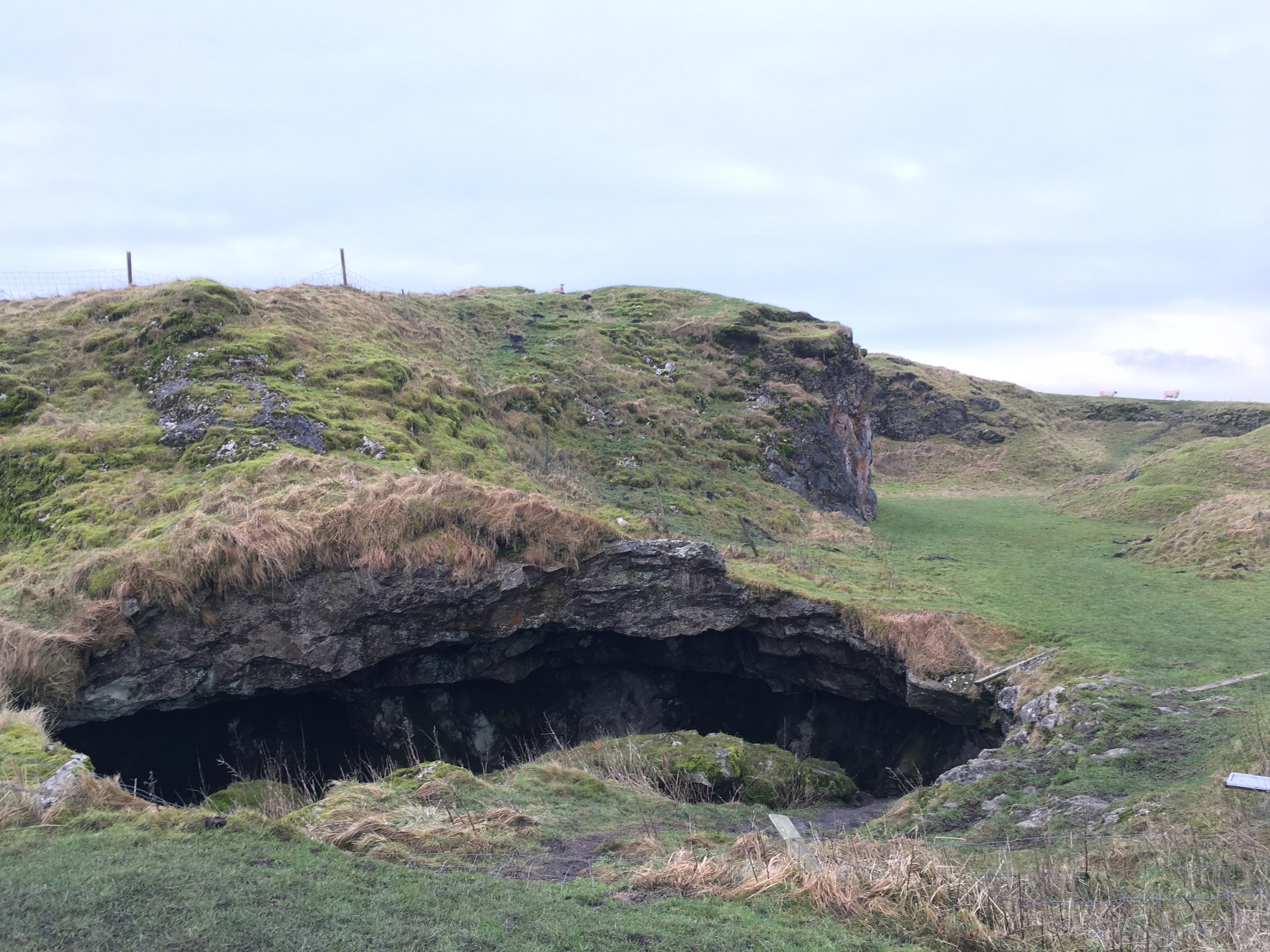 Observe Windy Knoll from the outside.