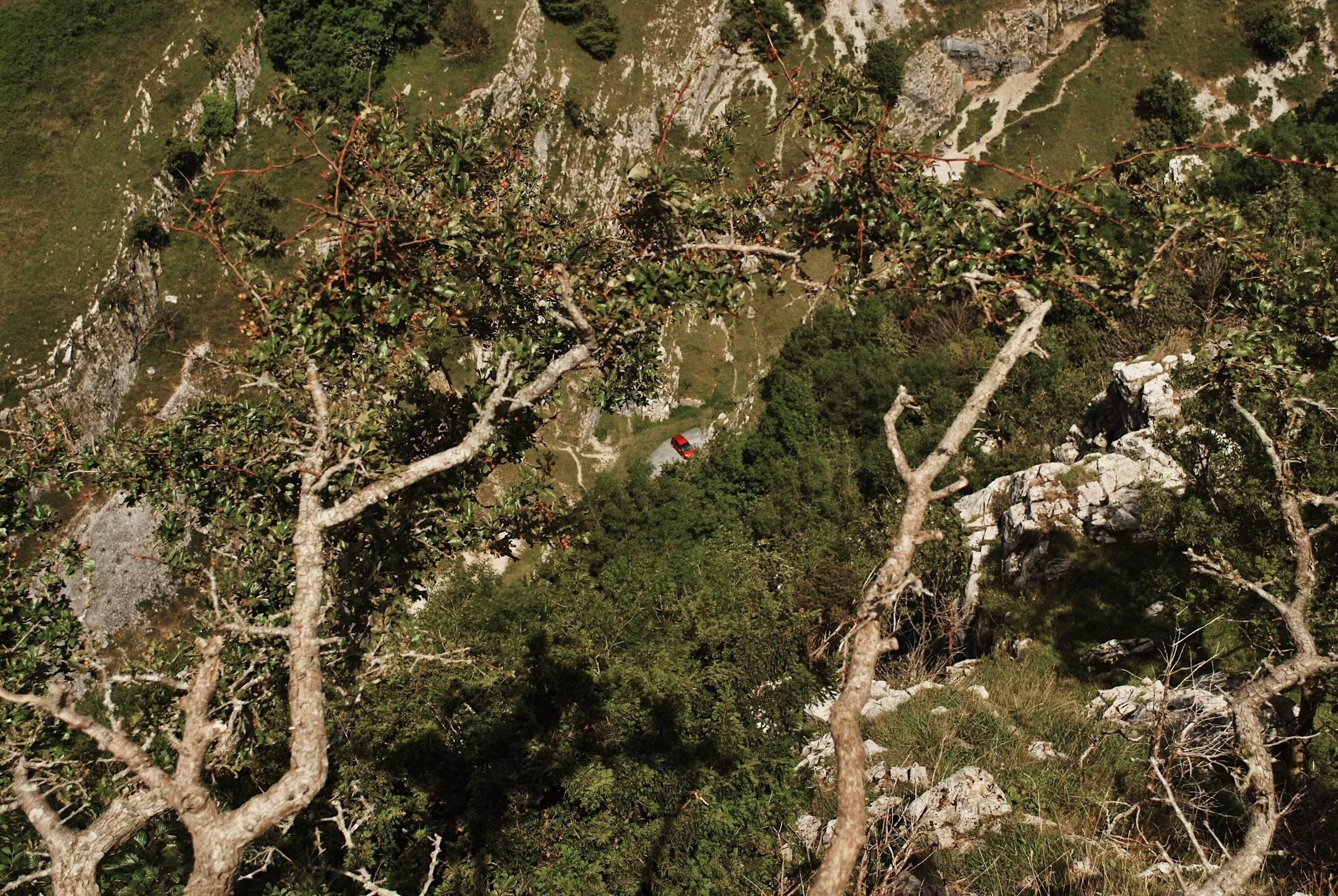 It isn't until you notice the red car when you realise how high you are!