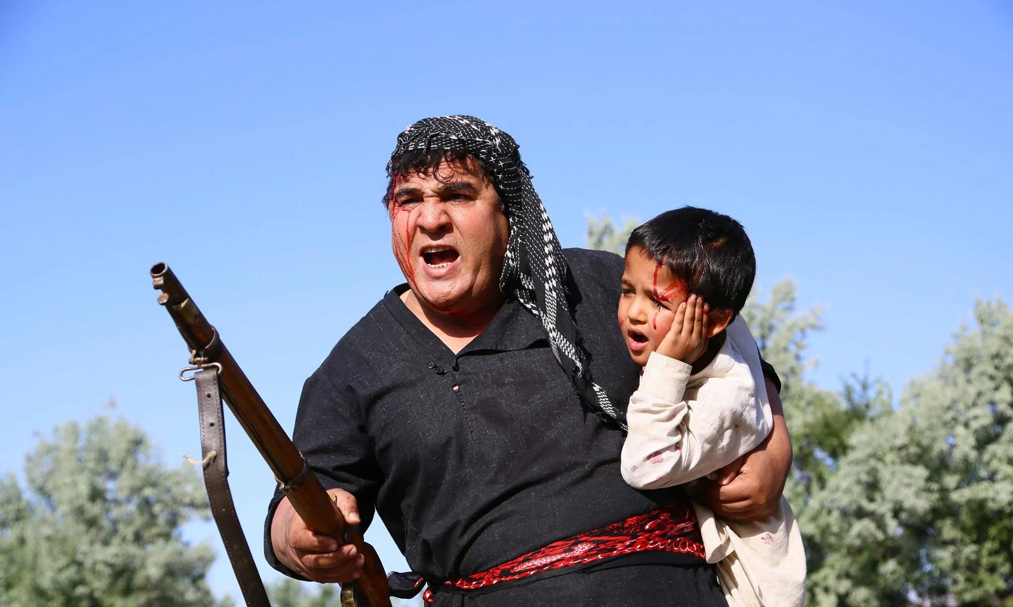 Salim Shaheen in einem seiner Actionfilme