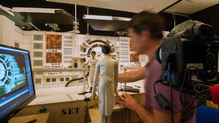 Am Set von Isle of Dogs