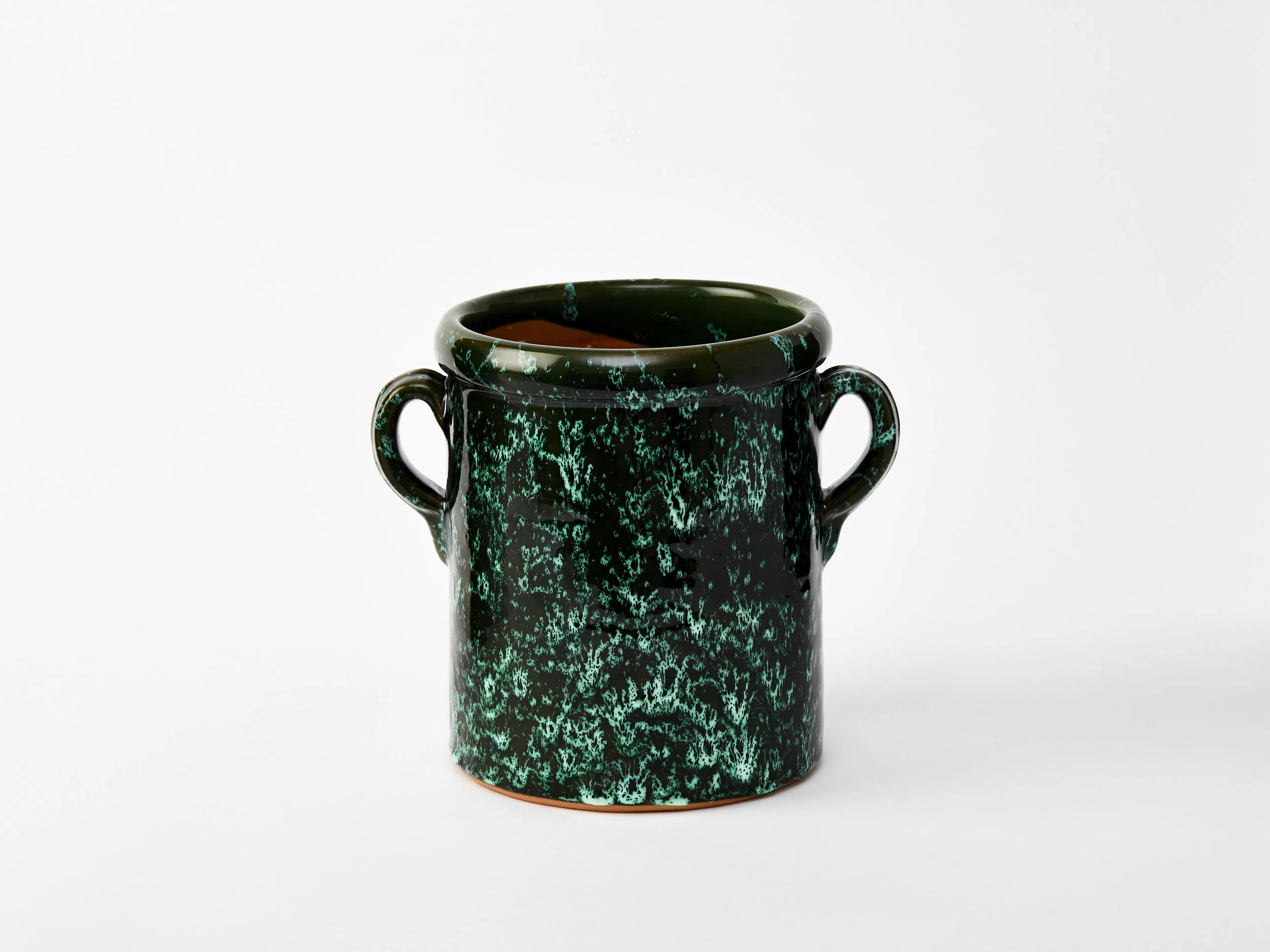 Emma Cerasulo_Medium Splatter Ceramic Planter Green.jpg