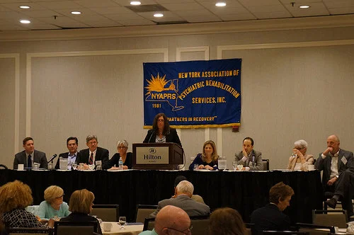 The very probing closing panel looking at the daunting challenges behavioral health nonprofits face in the current environment….and some next steps