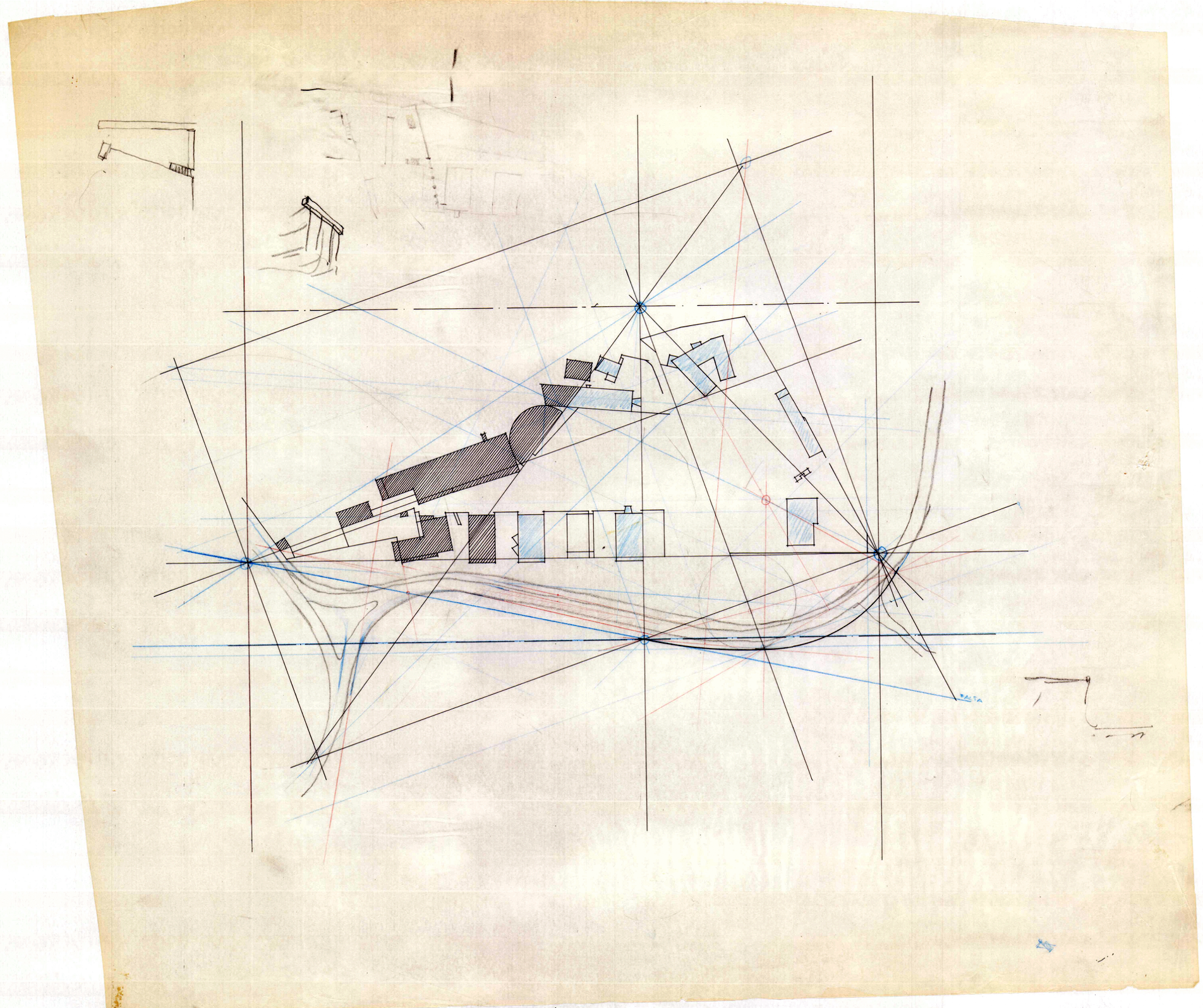  Álvaro Siza, Faculty of Architecture, Porto. Matrix Drawing (Drawing Matter) 