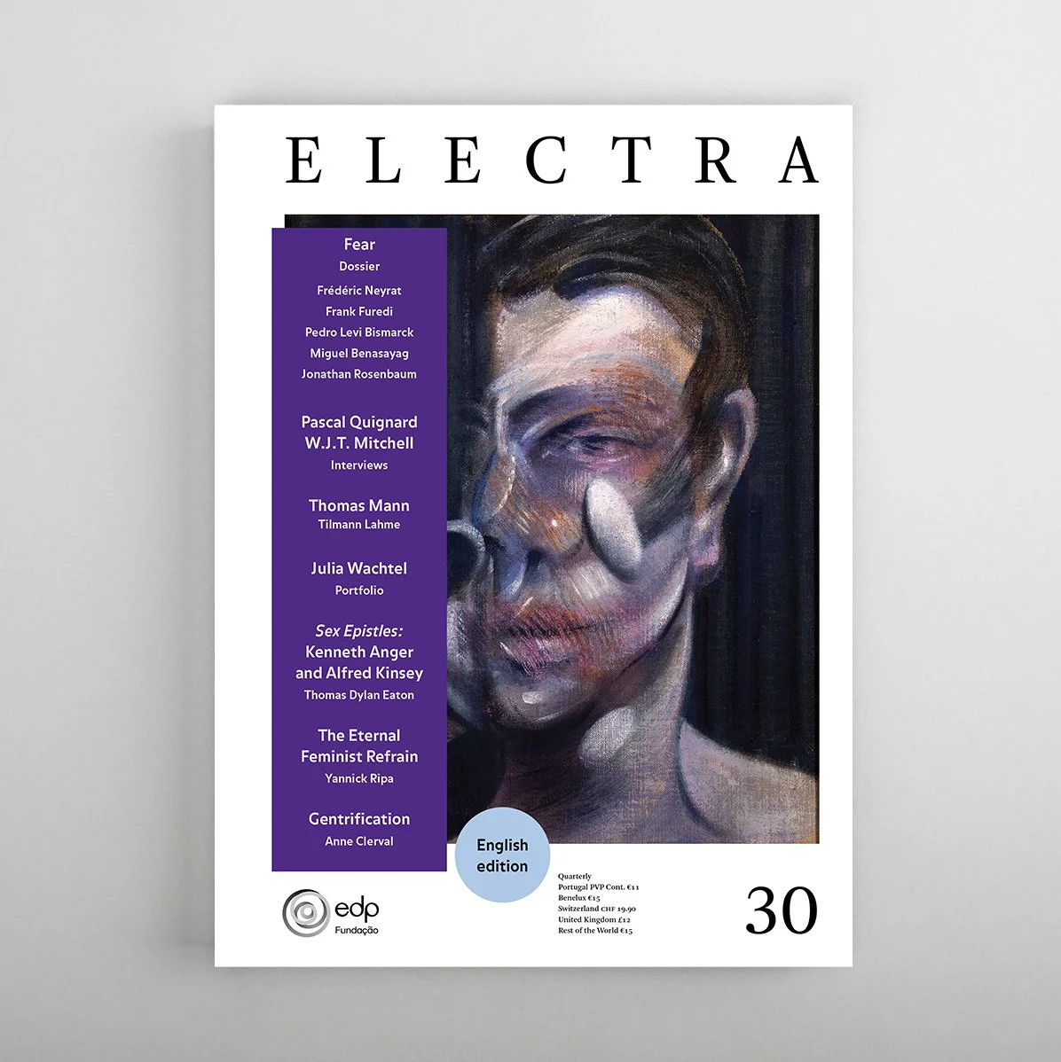 ELECTRA 30!
Dossier: Fear!
Who among us doesn't feel afraid today? And where do these fears lie? 
Electra 30 hits the stands with a new issue devoted to “Fear”, a theme that permeates today’s politics, media, culture, art, society,