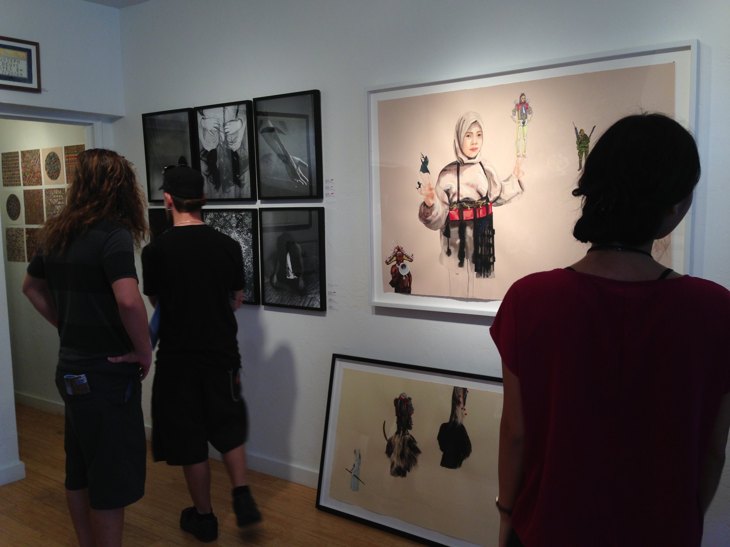  Aqua art fair, Get This gallery booth, Miami Beach, FL, 2014 