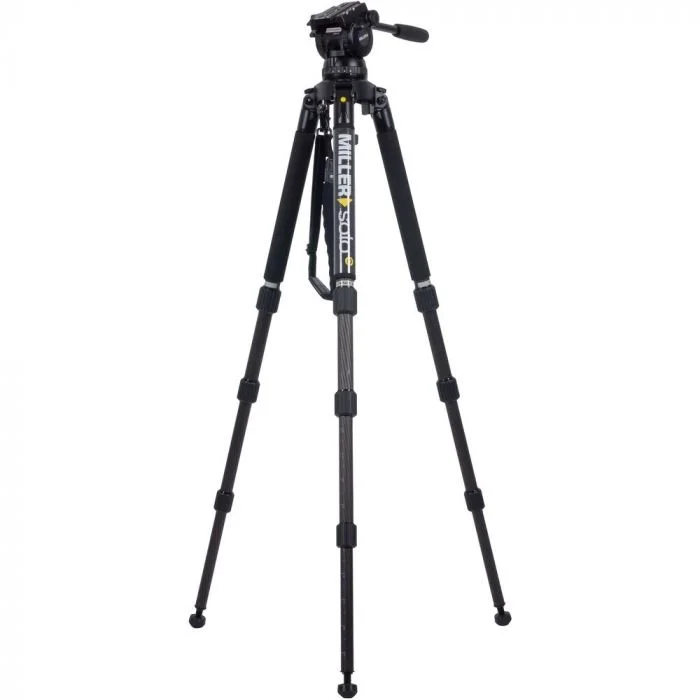 Miller CX14 Solo-Q 100mm 3 Stage Carbon Fibre Tripod System