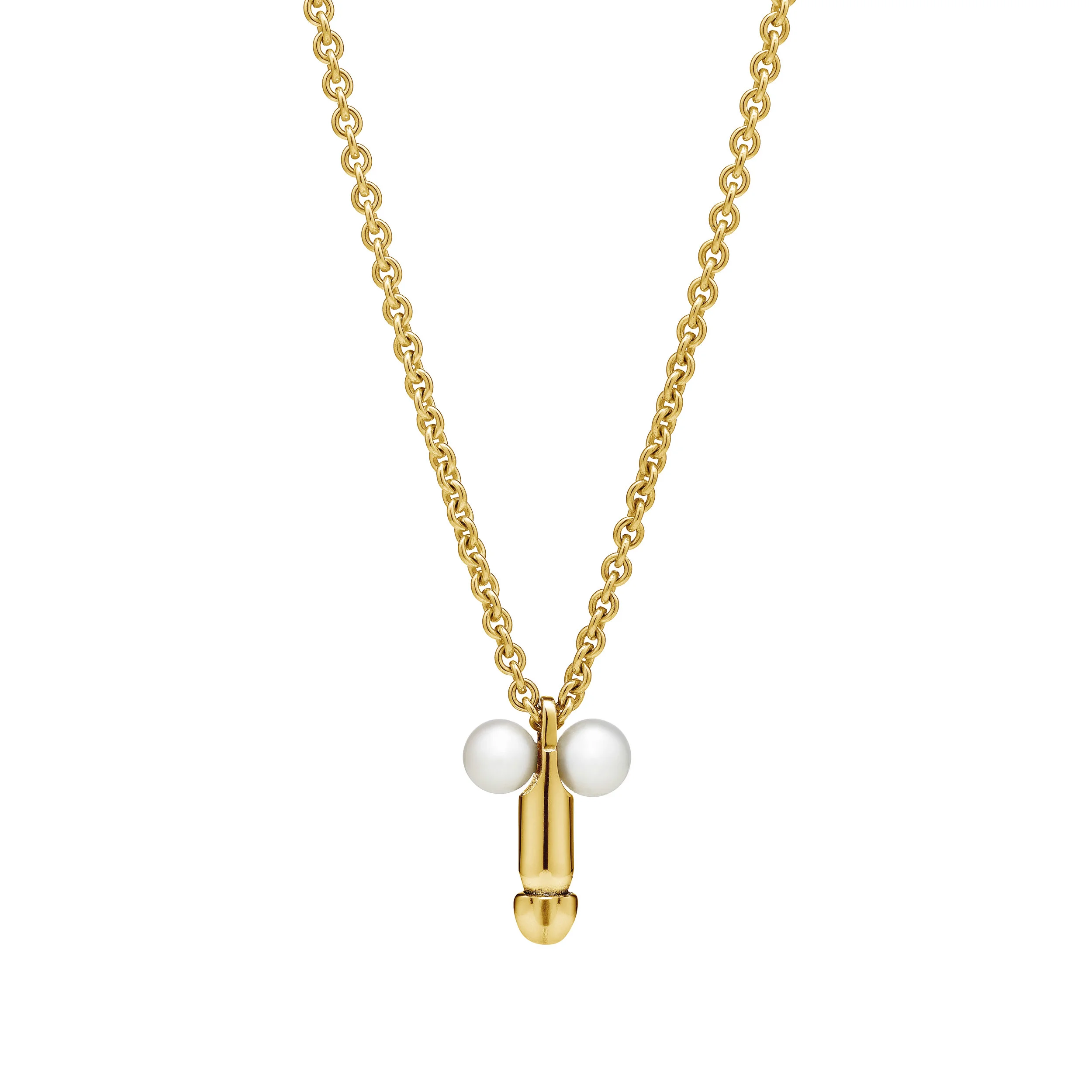 Gold Pretty Dix Pendant