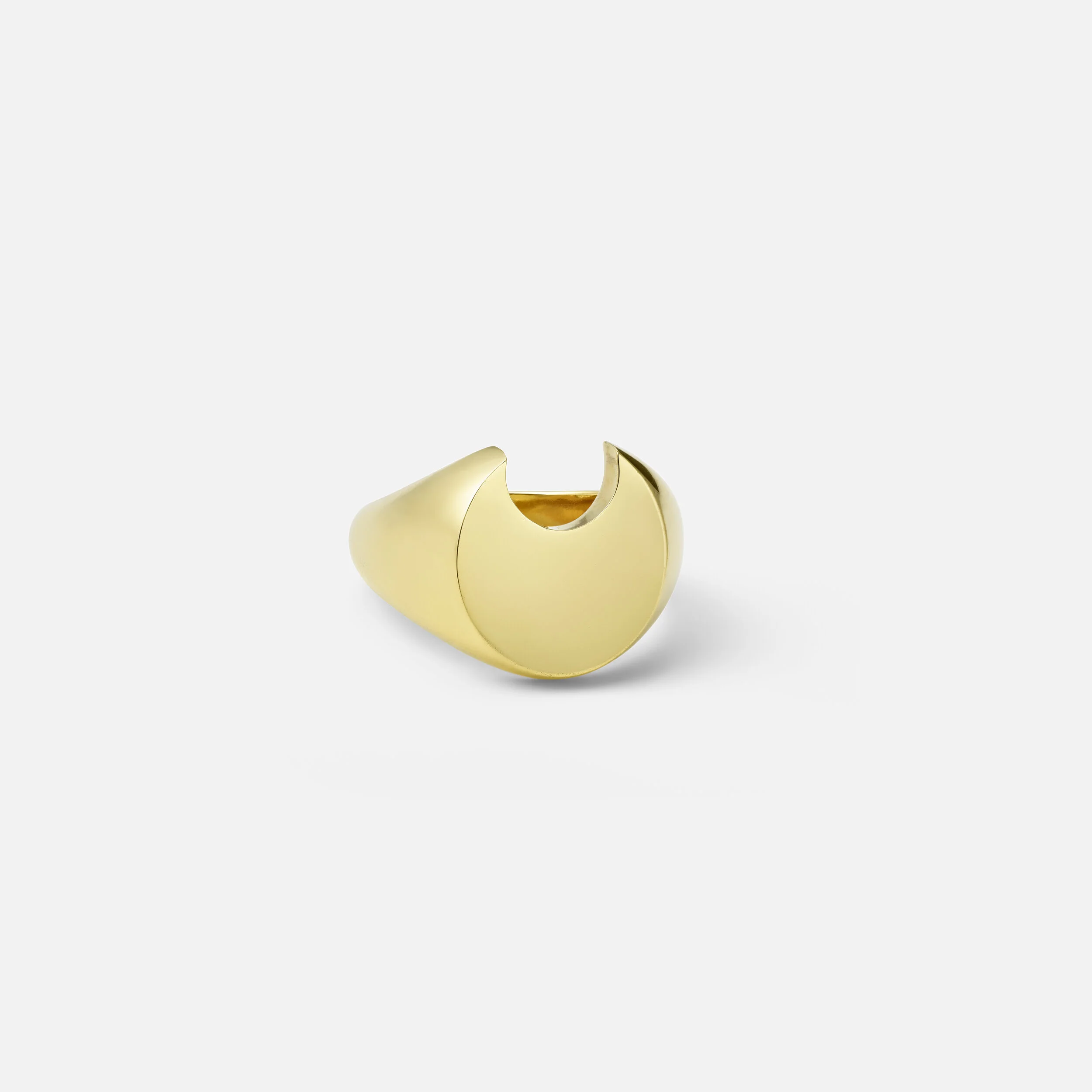 Solid Signet Wedding Band