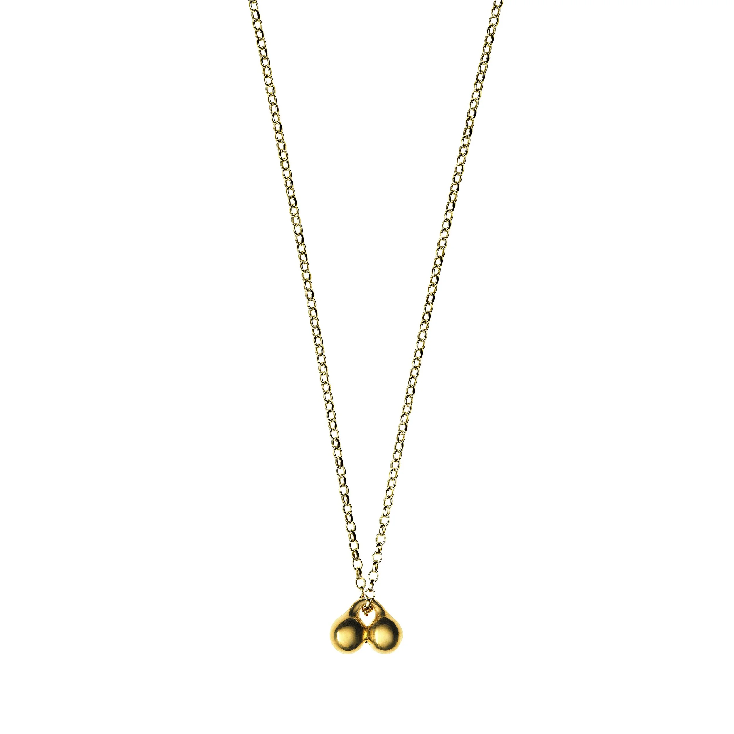 SAM HAM All Gold Tiny Ballz Pendant