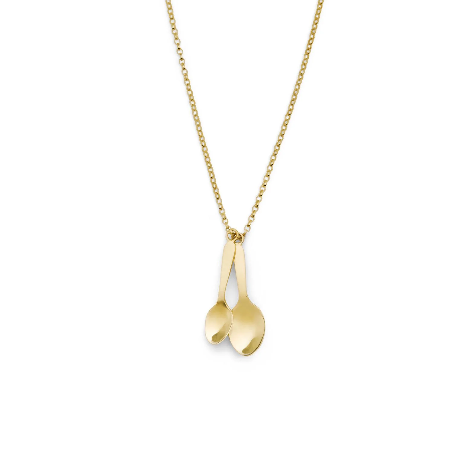 Spoon Me Necklace Gold Vermeil
