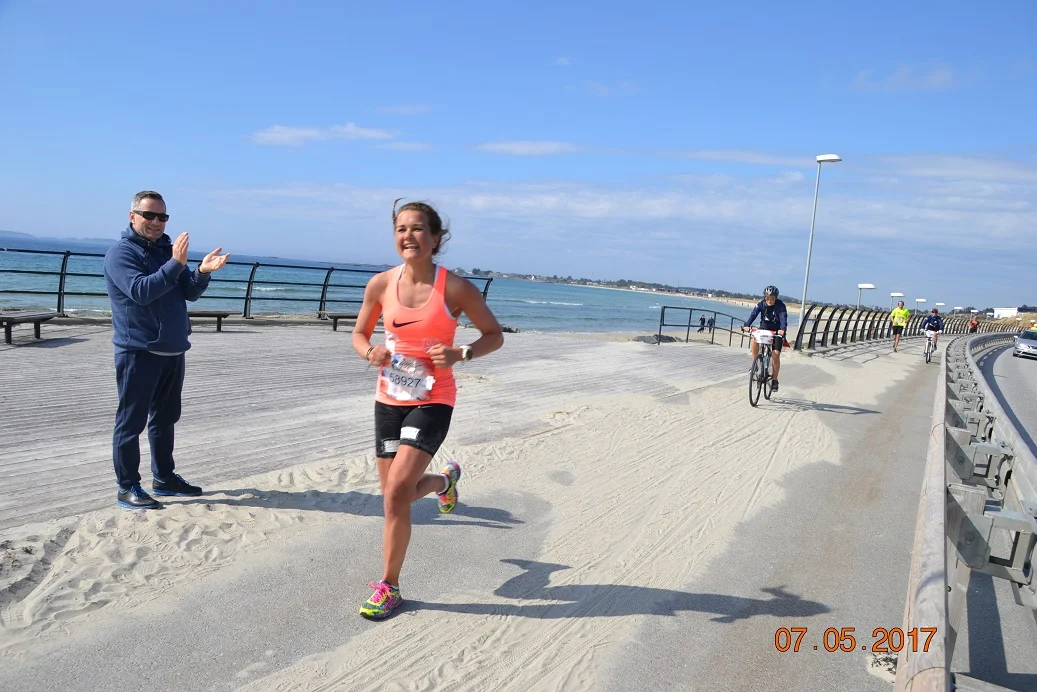 Under Wings For Life, etter litt over 40 km 