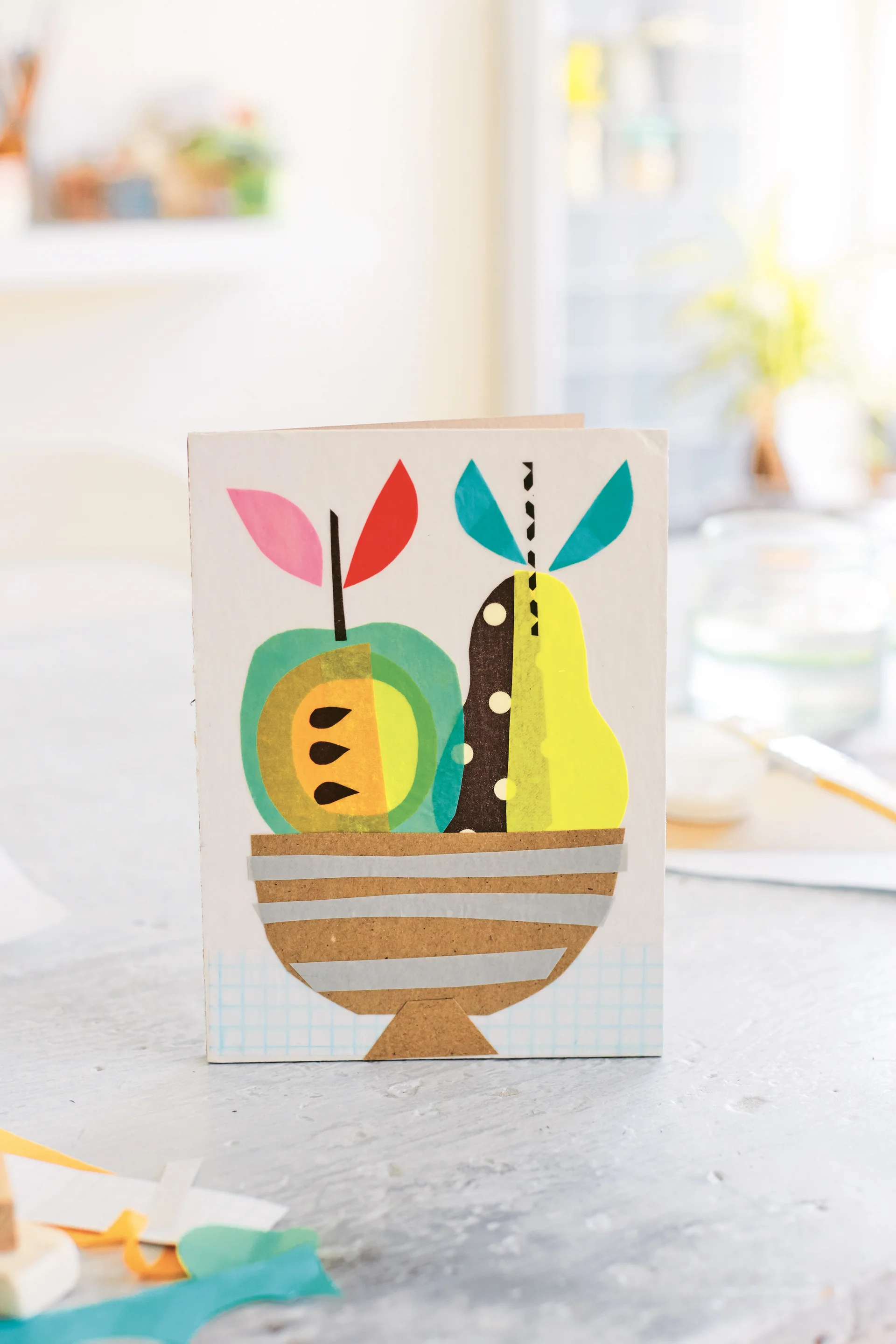 Card by Lynn Guinta image by Kevin Cozad The book supports the inspiring Just a Card campaign. The premise is that card sales are an important part of independent artists and shops income generation and if we all buy cards when we visit them we help keep them going. An attractive book full of energy and packed with invaluable advice, it's an indispensible bookshelf addition for anyone in the visual design industry wanting generate an income in the world of greeting cards.