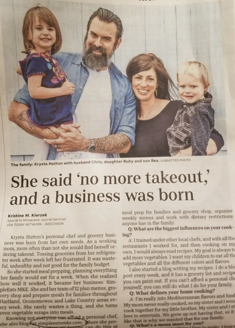 My friend’s mom cut it out of the actual newspaper
