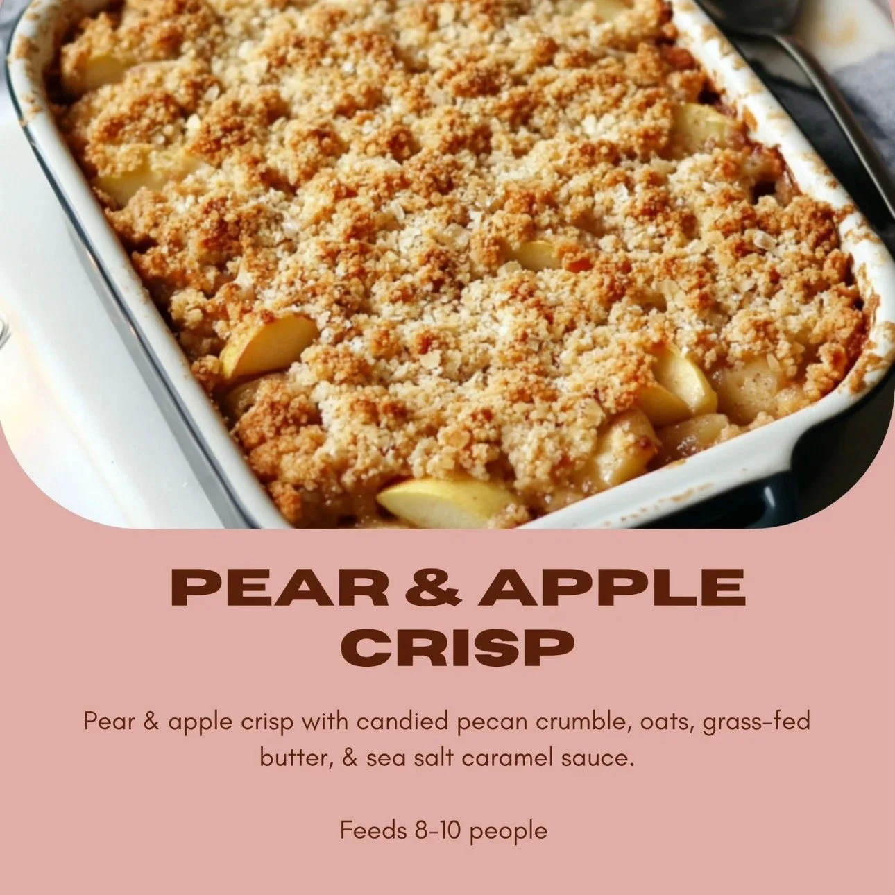 Pear & Apple Crisp