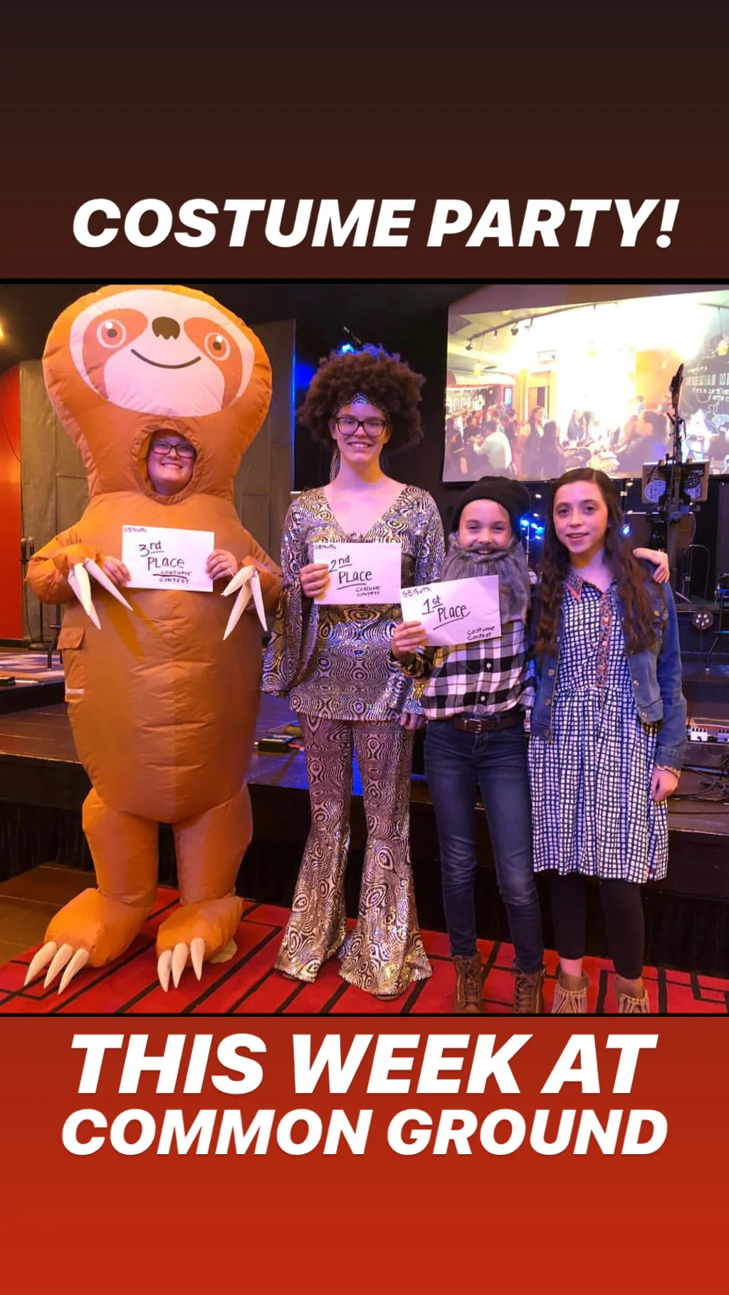COSTUMES AT COMMON GROUND!