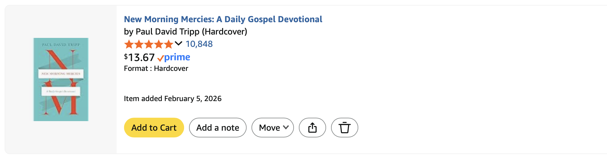 New Morning Mercies, Paul David Tripp