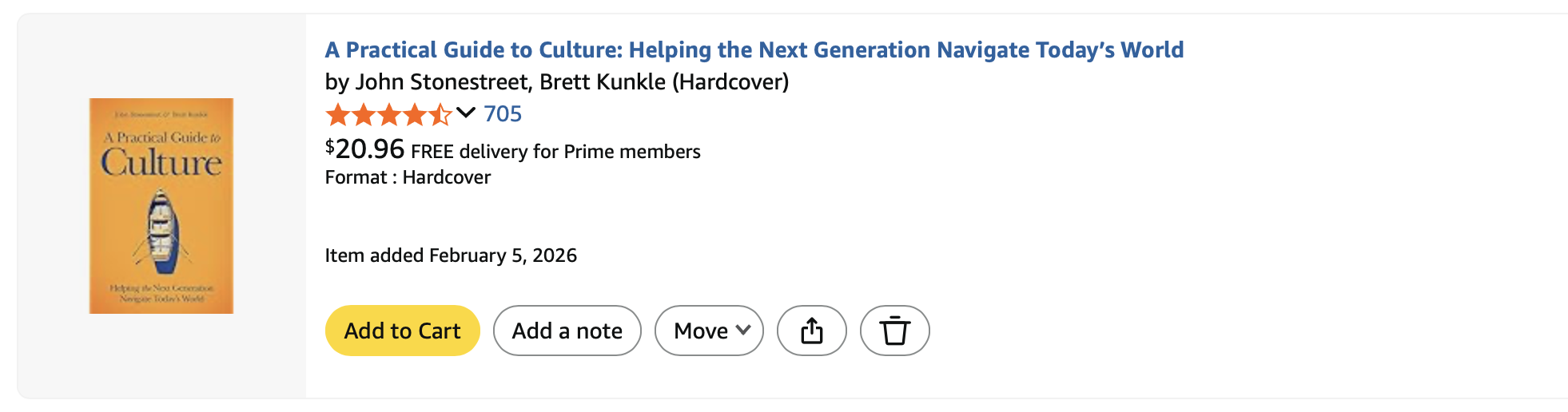 A Practical Guide to Culture, John Stonestreet