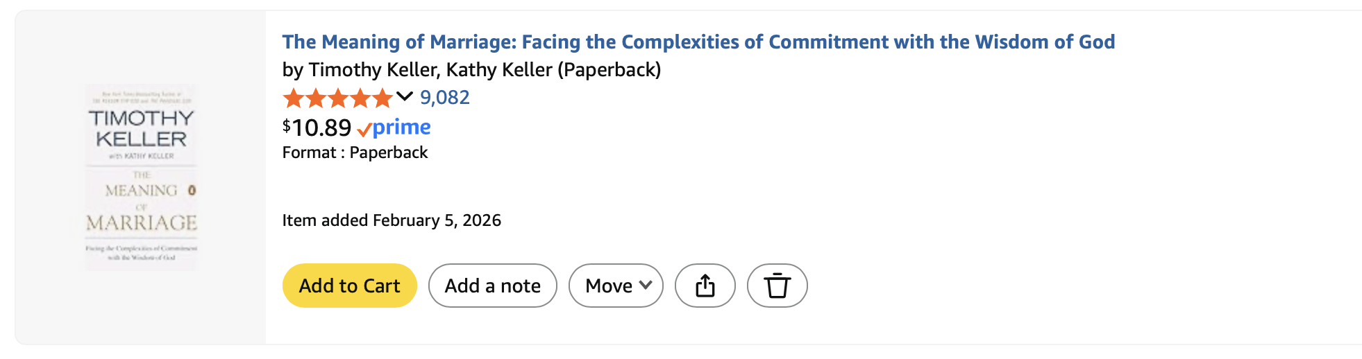 The Meaning of Marriage, Tim Keller