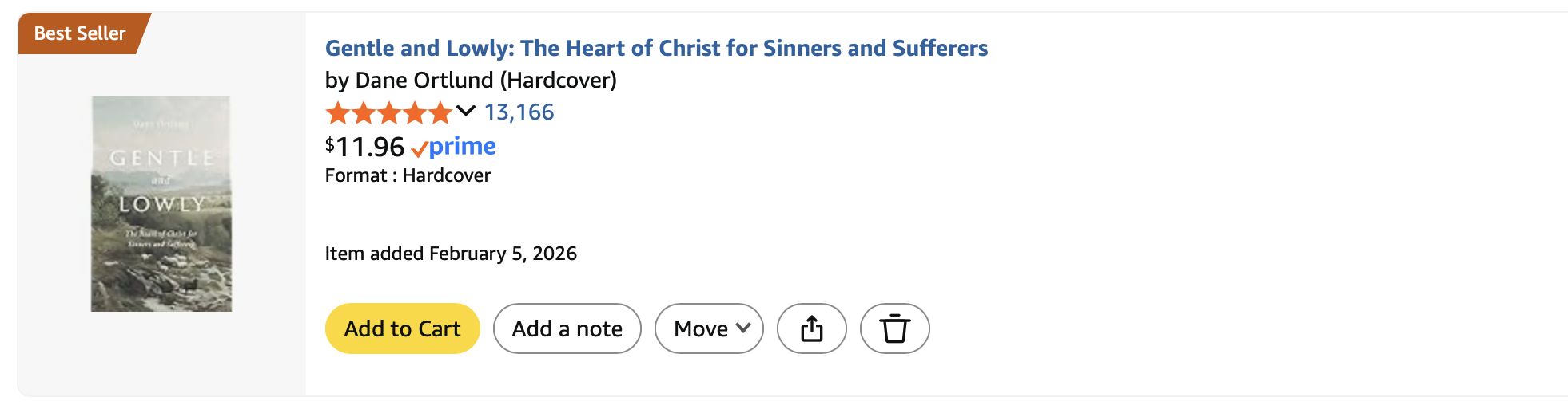 Gentle and Lowly, Dane Ortlund