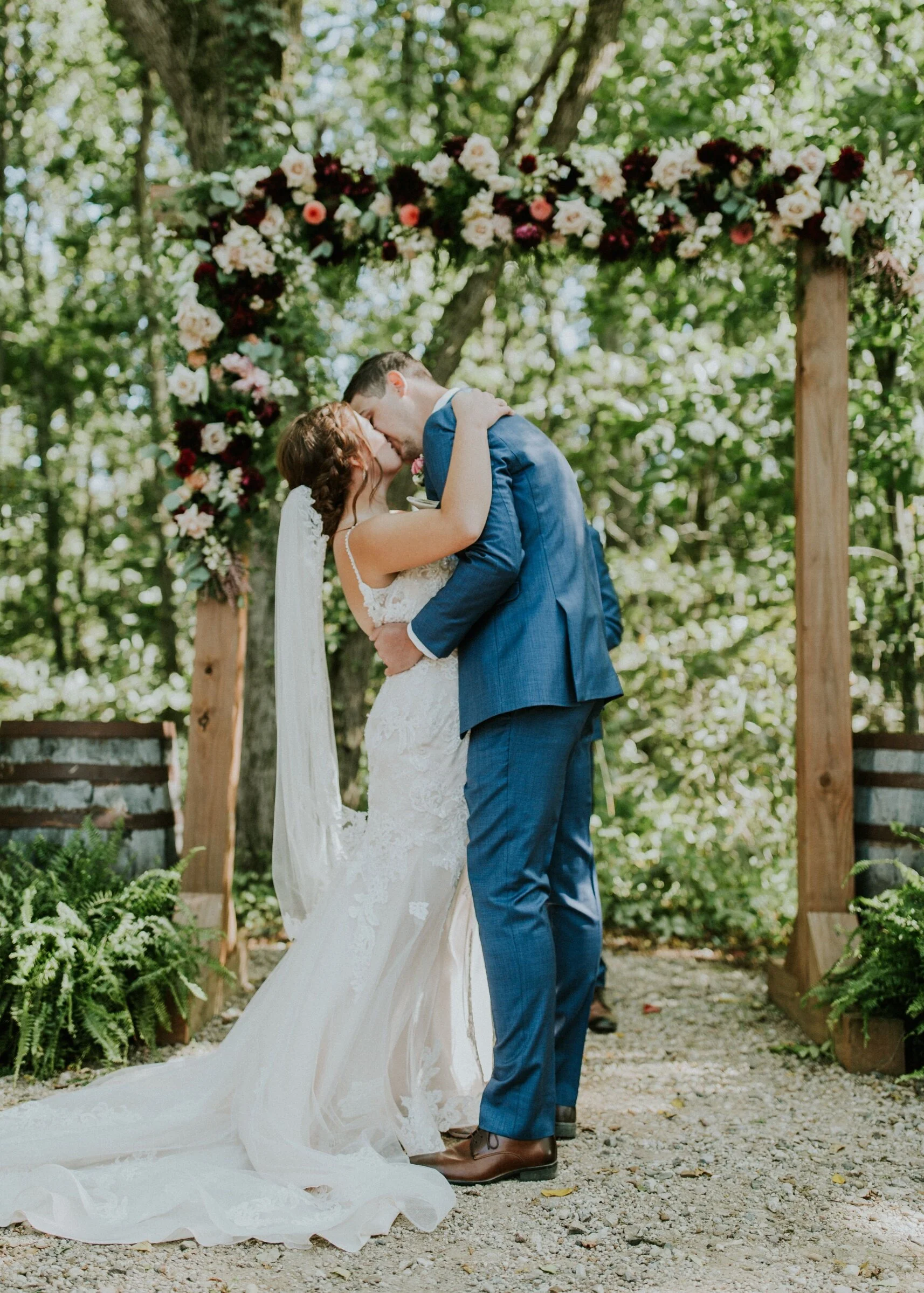 Kaitie &amp; Stephayn's Romantic Michigan Fall Wedding