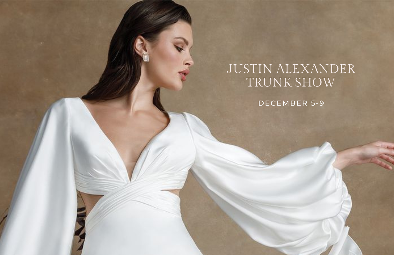 Sneak Peek: Justin Alexander Trunk Show | December 5-9, 2023