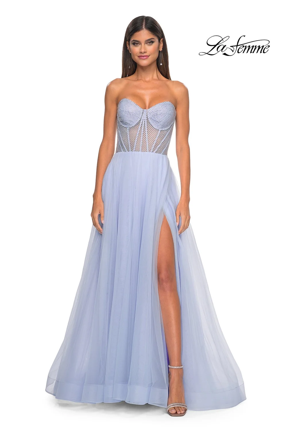 white christmas dresses Sherri Hill Tight Sequin Long Prom Dress 57121