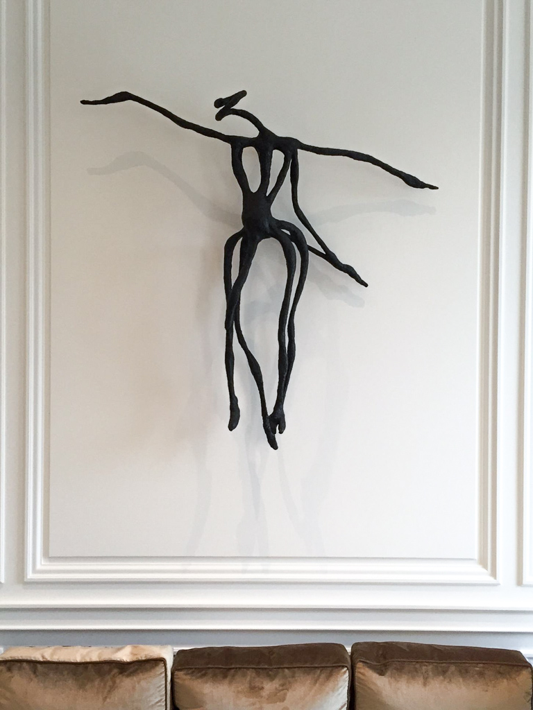 View of the object installed.