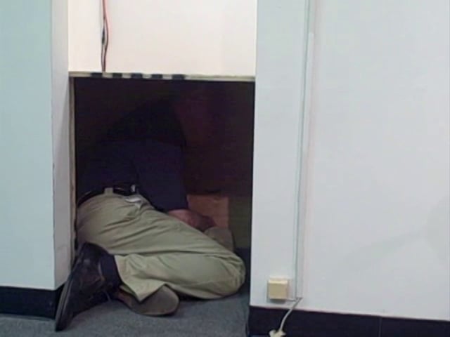 Entering A Small Dark Place