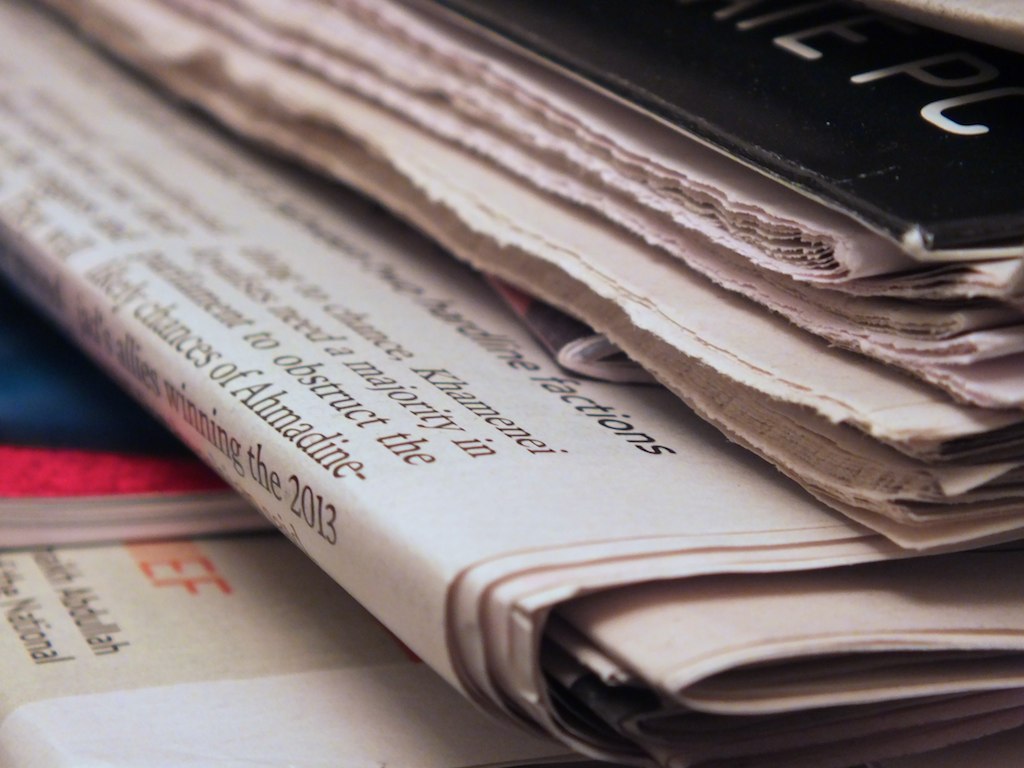 Newspaper attribute to Stefano via flickr commons.jpg