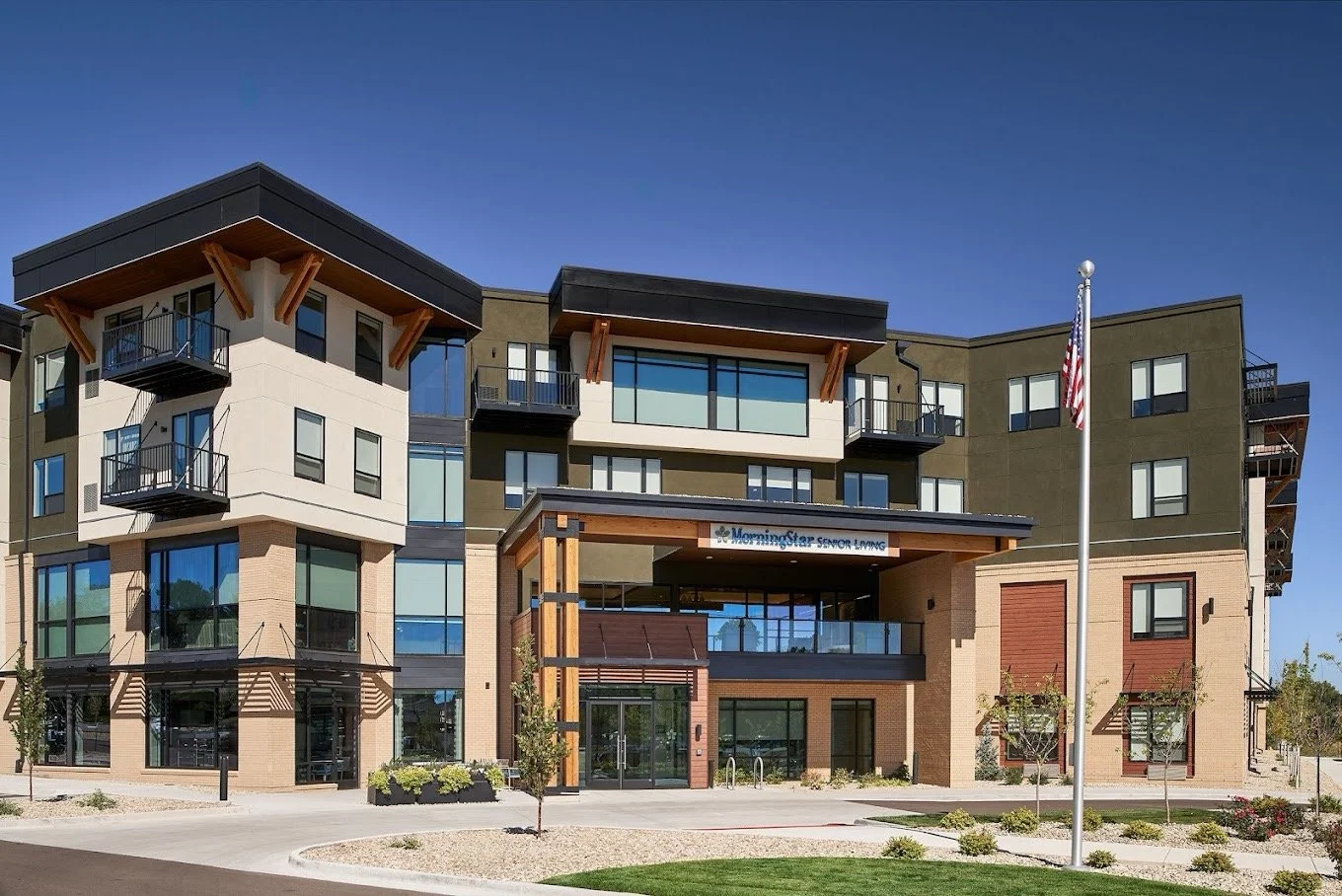 Singing at Morning Star Senior Living Center