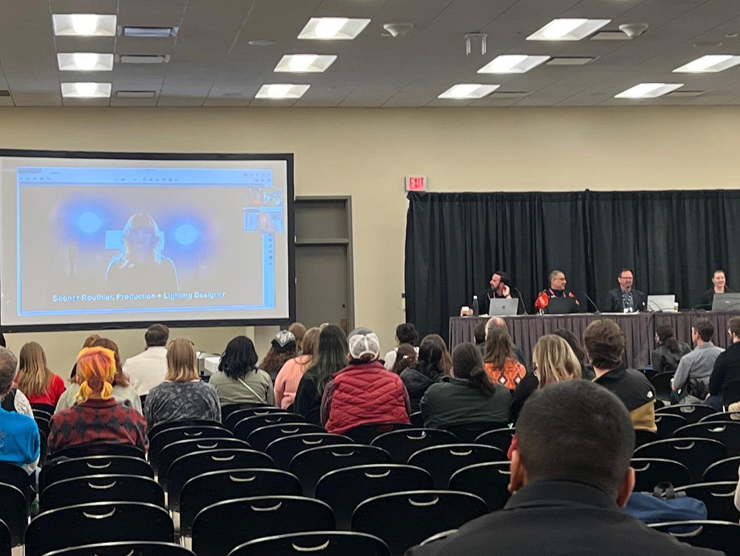 What an honor to get to speak on two panels last week at @usitt. Thank you @gatewayproductionservices and @chauvet_pro for asking me to share some of my knowledge with the next generation. Their questions and attentiveness inspire me and give me fait
